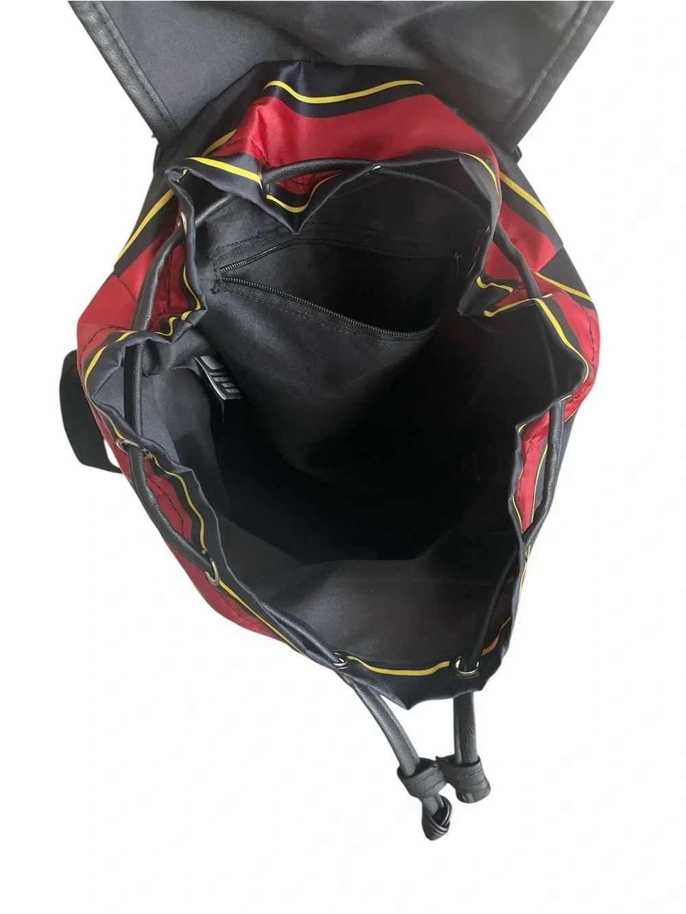 Harry Potter Hogwarts School Backpack Burgundy Black Striped